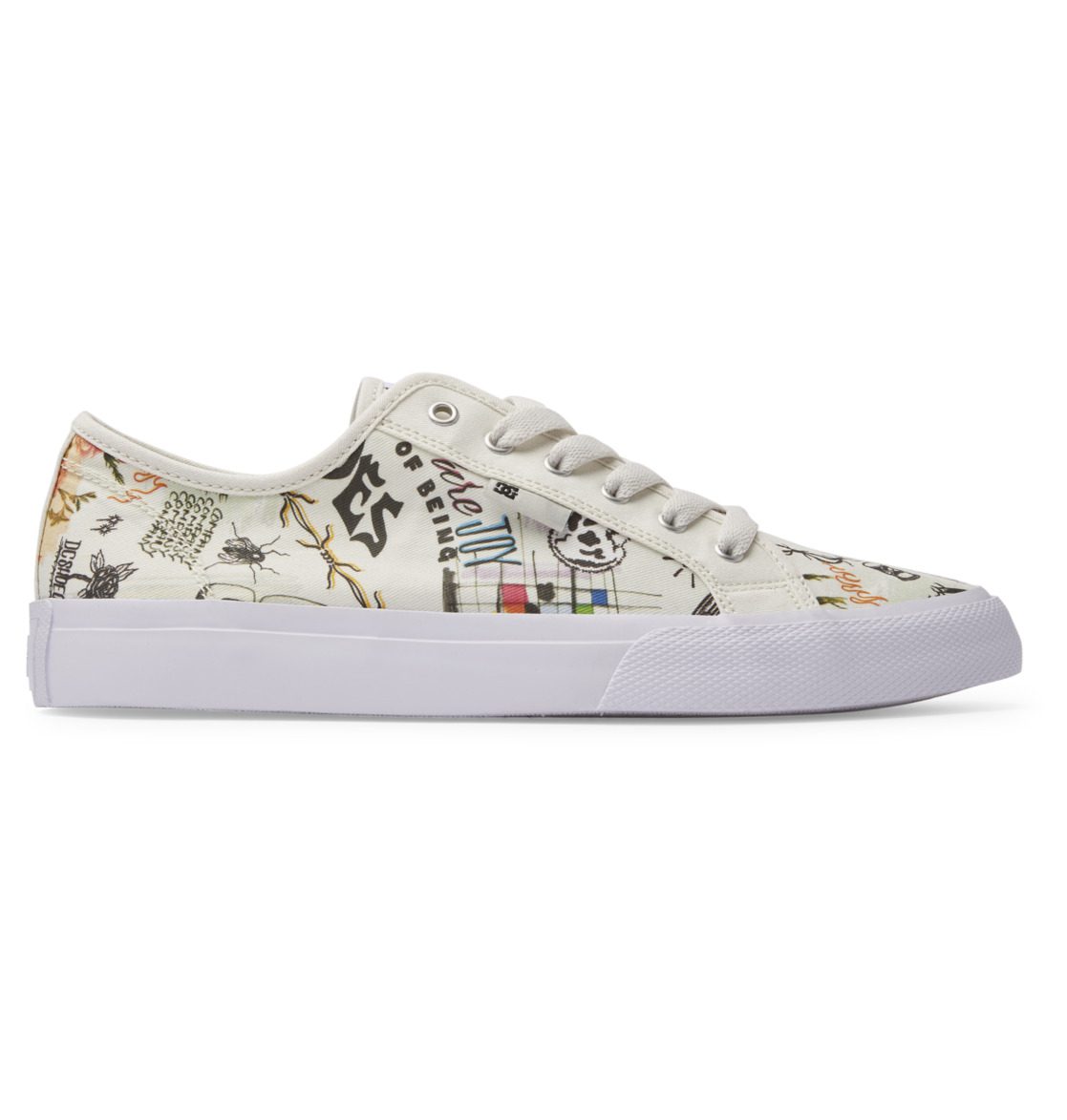 DC Shoes Manual Tx Se white/white print (ADYS300678-WW3)