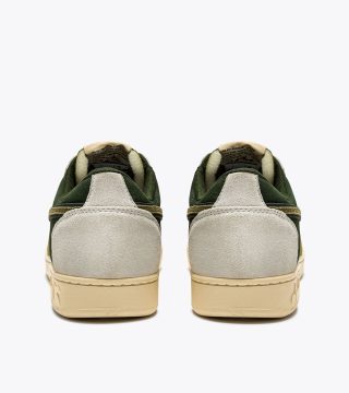 Diadora Magic Basket Low Suede Leather White / Kombu Green (501.178565_D1006)