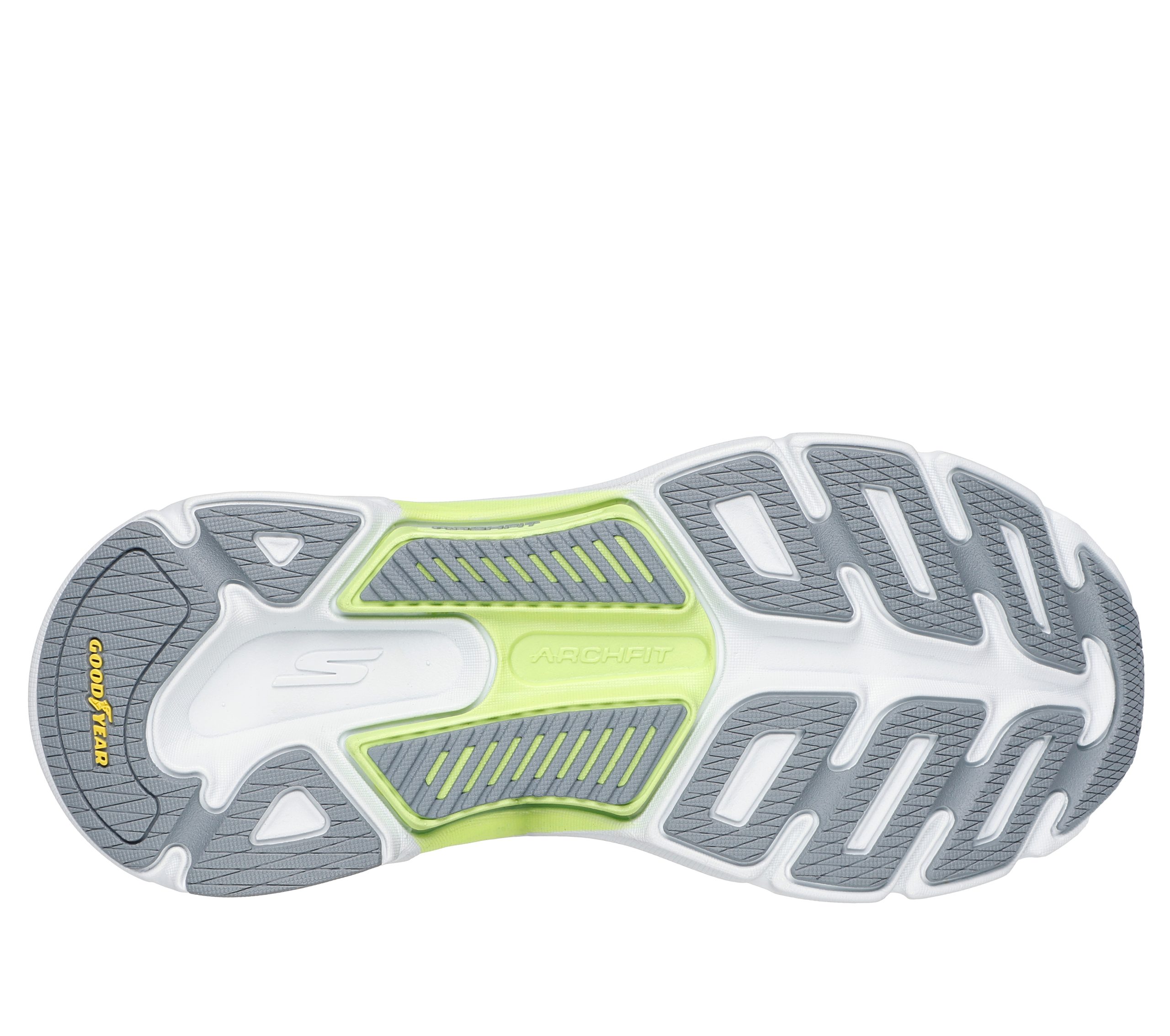 Skechers Skechers Max Cushioning Arch Fit 2.0 – Avenida – Wit / Limoen (128941-WLM)