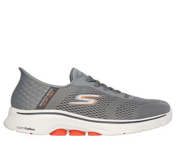 Skechers Skechers Slip-ins: GO WALK 7 – Free Hand 2 – Grijs / Oranje (216648-GYOR)