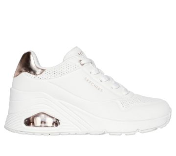 Skechers Uno Wedge – HI Steps – Wit (177520-WHT)