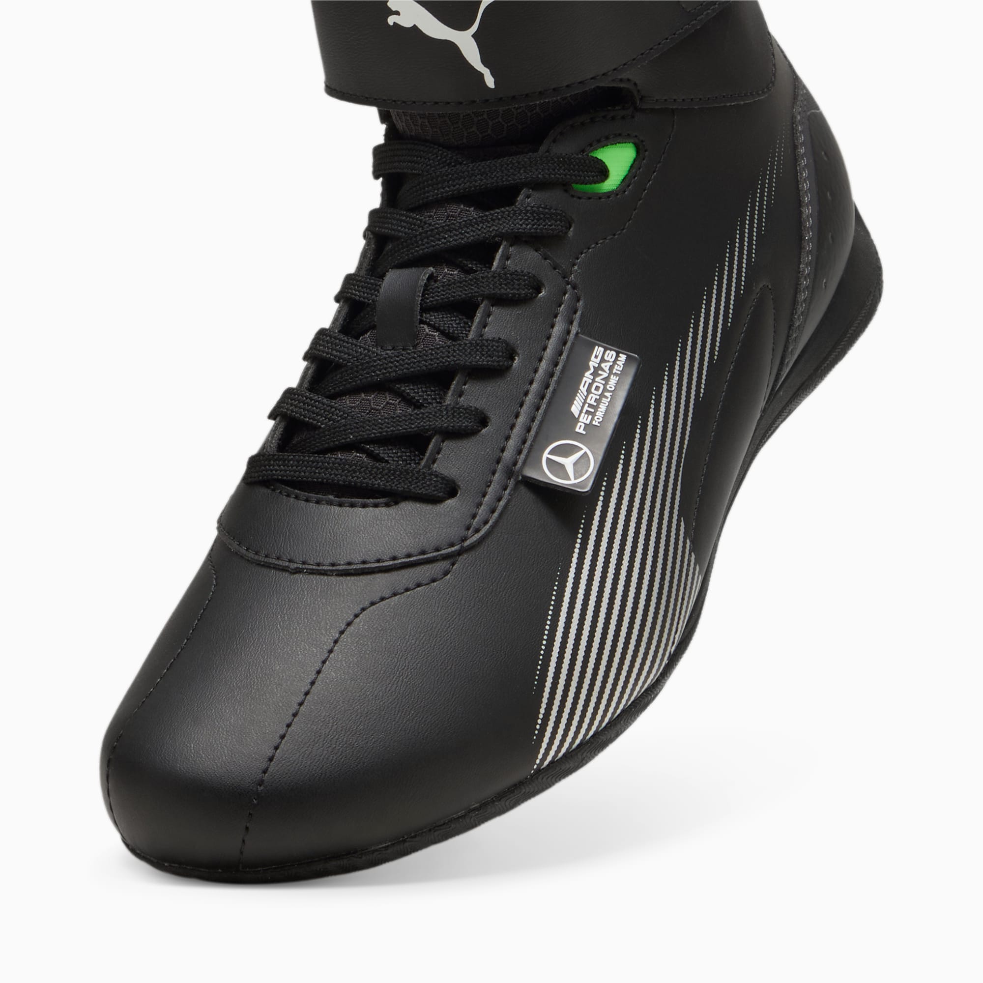 Puma Mercedes-AMG Petronas F1® Neo Cat Mid 2.0 unisex Zwart/Groen (308434-01)