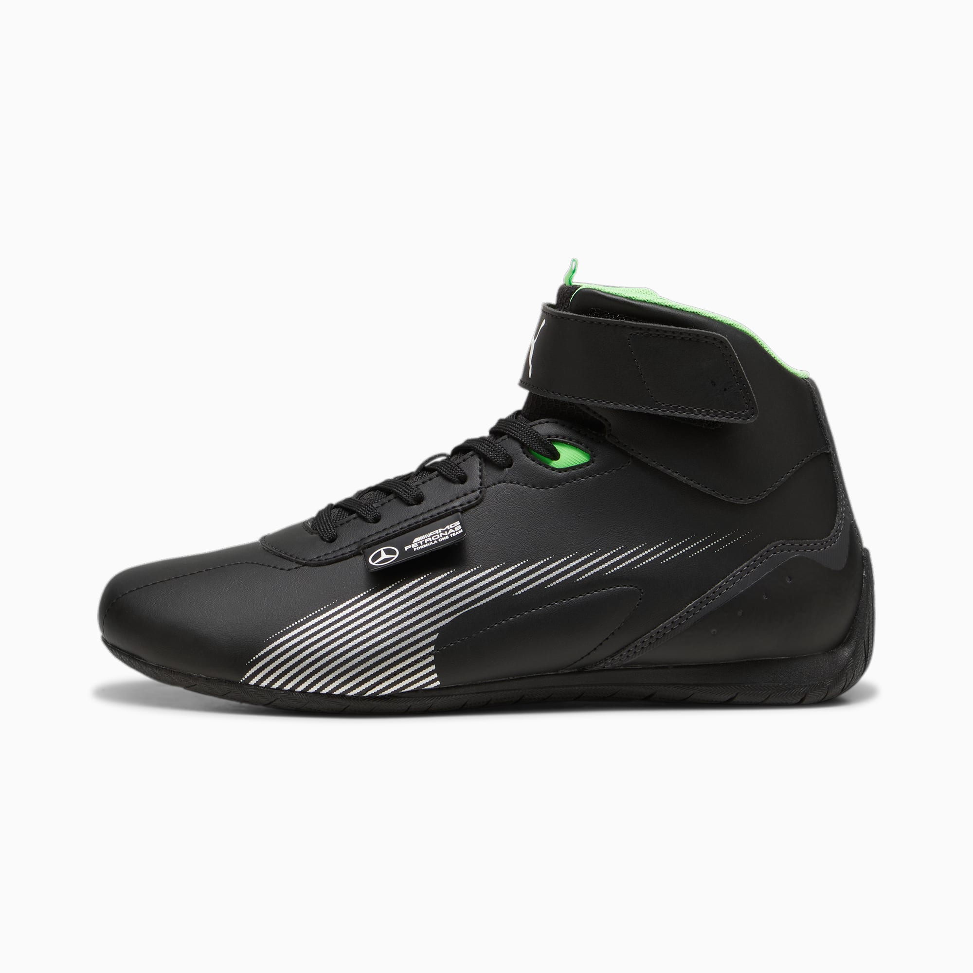 Puma Mercedes-AMG Petronas F1® Neo Cat Mid 2.0 unisex Zwart/Groen (308434-01)