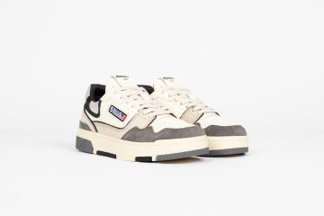 Autry CLC Low UN01 “Grey/Black / Cream White” (ROLM-UN01-GRYBLK)