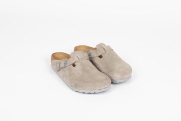Birkenstock Boston VL “Stone Grey (Narrow)” (1027751-STCO)