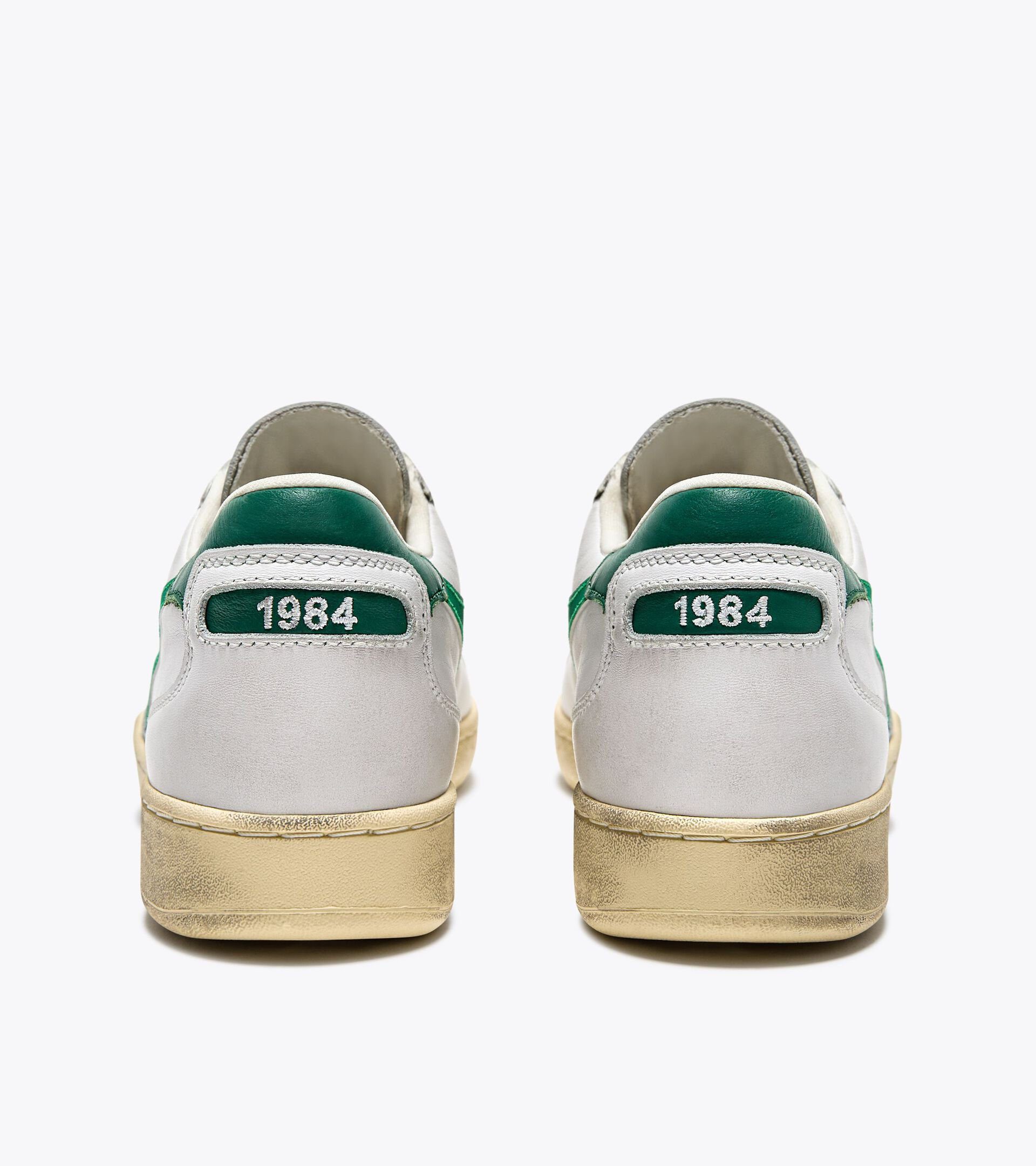 Diadora Mi Basket Low Used White / Verdant Green (201.181233_C6834)