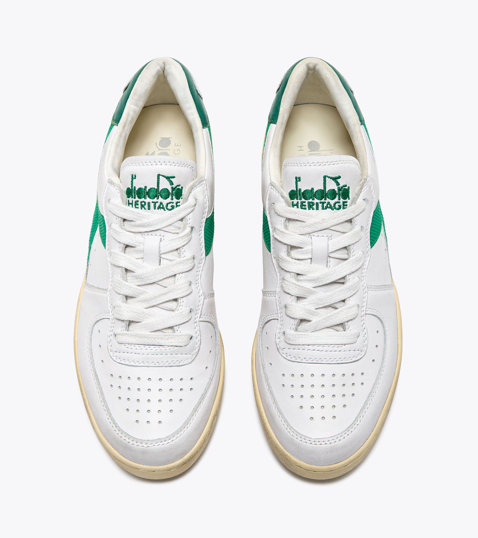 Diadora Mi Basket Low Used White / Verdant Green (201.181233_C6834)