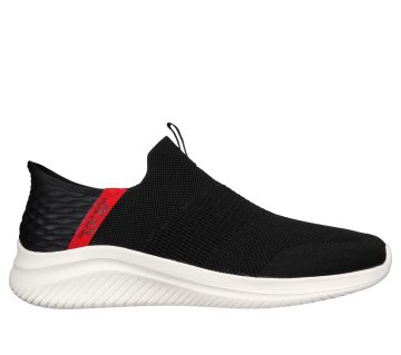 Skechers Slip-ins: Ultra Flex 3.0 – Viewpoint – Zwart / Rood (232451-BKRD)