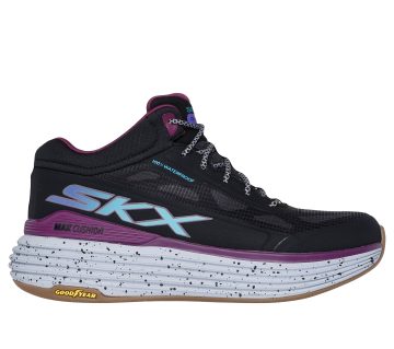 Skechers Max Cushioning Suspension – Terrace – Zwart / Purper (129269-BKPR)