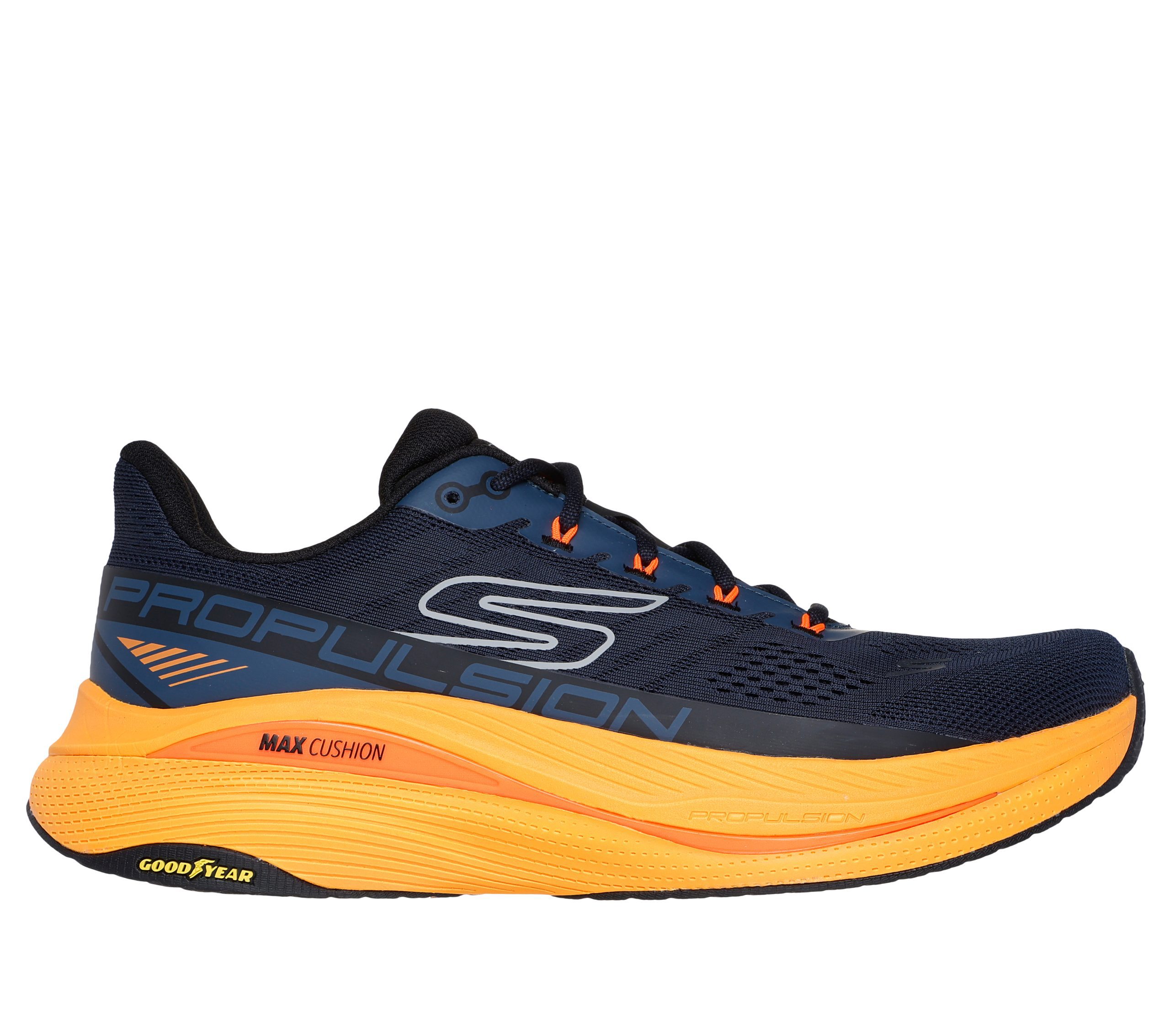 Skechers Max Cushioning Propulsion – Marine / Oranje (220509-NVOR)