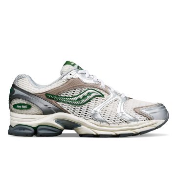 Saucony x MINTED NEW YORK Progrid Triumph 4 “Cream/Green / Metallic Silver” (S70865-1)