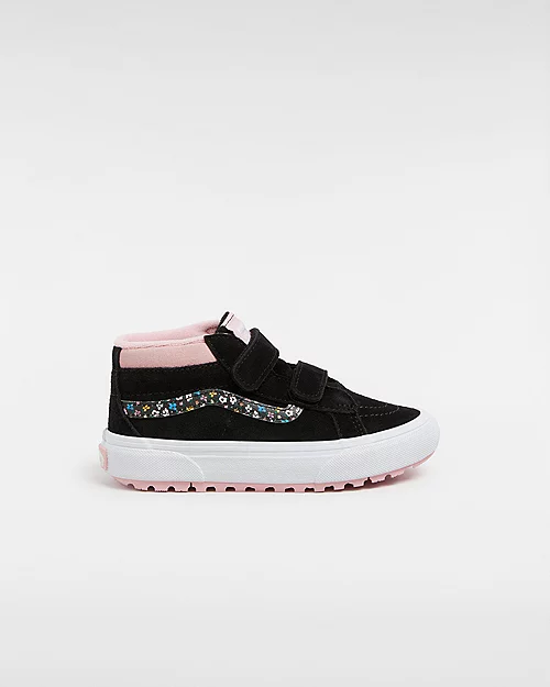 VANS Mte Sk8-mid Reissue Kinderschoenen Met Klittenband Zwart (VN000D10B9P)
