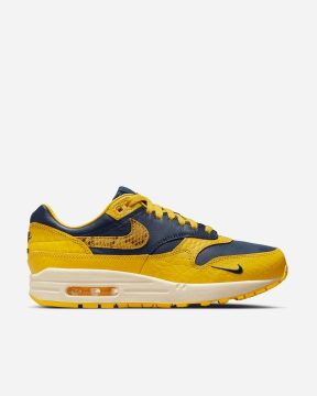 NIKE QS/TZ Air Max 1 ‘Michigan Snakeskin’ Midnight Navy/Varsity Maize – (111387-8)