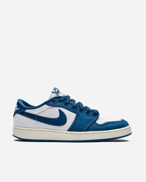 Jordan Brand Air Jordan 1 KO Low WHITE/DARK ROYAL BLUE-SAIL – (111657-22)
