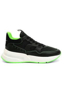 Alexander McQueen Oversized Runner Black Green (662689WIAB31323)