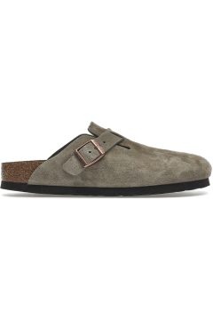 Birkenstock Boston Soft Footbed Suede Taupe (Narrow Fit) (0560773)
