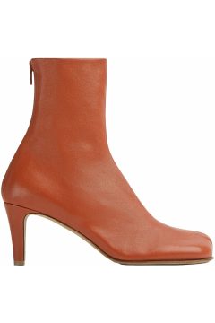 Bottega Veneta Leather Ankle Boot Brown (Women’s) (667208VBSO06561)