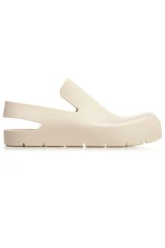 Bottega Veneta Rubber Slingback Puddle Shoe White (Women’s) (661269V00P09031)