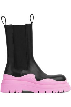 Bottega Veneta Tire Chelsea Boot Black Gloss (Women’s) (630297 VBS50 1336)