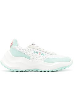Casablanca Atlantis Leather Trainer White Mint Green (AF23SNK019M02)