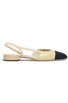 Chanel Slingback Flats Beige Goatskin (G31319-Y50006-C8378)