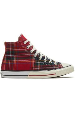 Converse Chuck Taylor All Star Hi Tartan Red Green Split (169259C)