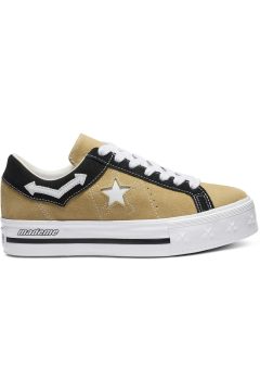 Converse One Star Platform Low MadeMe Brown (Women’s) (563731C)