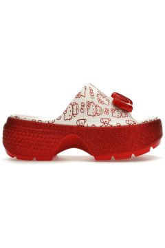 Crocs Stomp Slide Hello Kitty 50th Anniversary Red Glitter (209815-100)