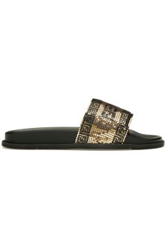 Fendi Fendace Logo Metal Mesh Sliders (1006681-1A04646_2B130 / 7X1529AI21F0A1F)