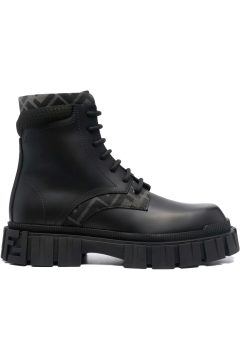 Fendi Force Leather Ankle Boot Black (FEN221FBS00101BCK / 7U1458ADMKF1DV5)