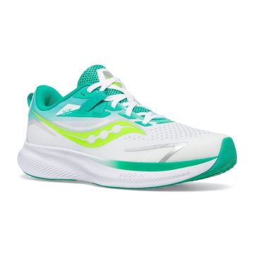 Saucony Ride 15 Sneaker White / Green (SK167456)