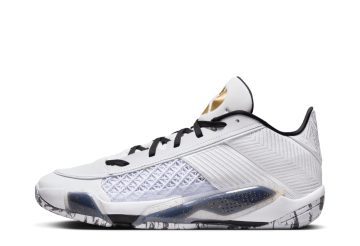 Air Jordan 38 Low White Metallic Gold Black (FD2326-107)