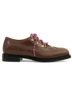 Gucci Brogue Detail Lace Up Shoe Brown (719761 0GQ00 2144)