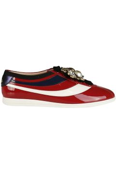 Gucci Falacer Patent Leather Sneaker Red Vernice Crystal (Women’s) (493692 BS7Y0 6473)