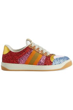 Gucci Glitter-Embellished Screener Sneakers Multi (Women’s) (710534 FAKUU 4942)