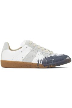 Maison Margiela Paint Replica German Army Trainer (GAT) White Pewter (S57WS0481P6230H0A65)