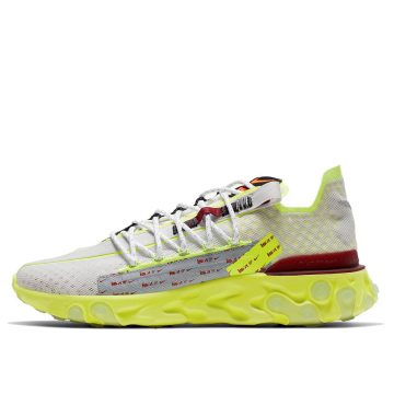Nike React Runner ISPA Platinum Tint Volt Glow Team Red (CT2692-002)