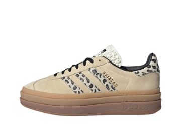 adidas Gazelle Bold Cream Black Leopard (JI1370)