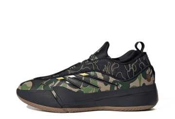 adidas x BAPE Dame 9 Core Black (JH6358)