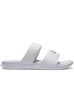 Nike Benassi Duo Ultra White Metallic Silver (Women’s) (819717-100)