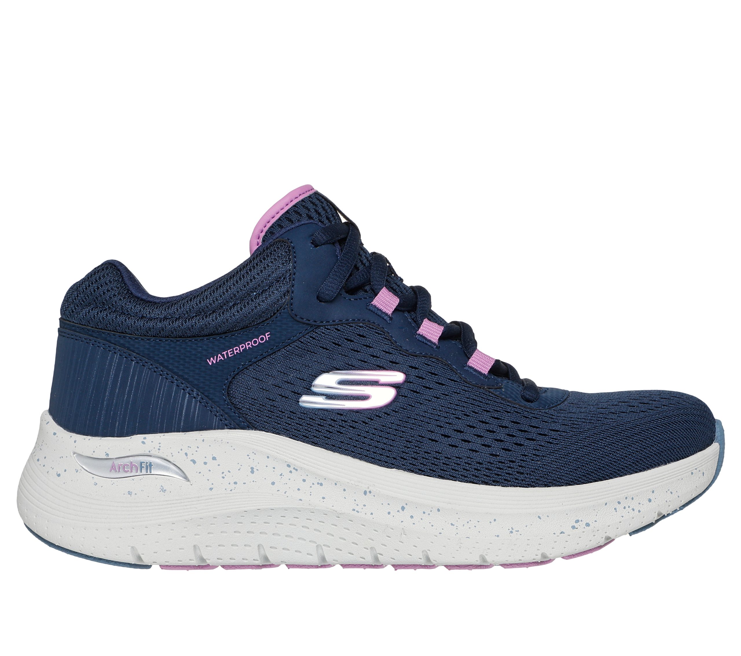 Skechers Waterproof: Arch Fit 2.0 – Rainy Days – Marine / Purper (150194-NVPR)