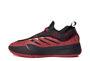 adidas x BAPE Dame 9 Better Scarlet (IH0786)
