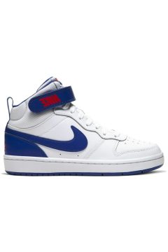 Nike Court Borough Mid 2 White Game Royal (GS) (CD7782-101)