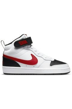 Nike Court Borough Mid 2 White University Red (GS) (CD7782-110)