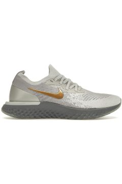 Nike Epic React Flyknit Vast Grey Metallic Gold (Women’s) (AV3048-070)