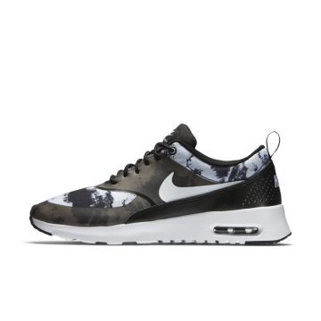 Nike Free Air Max Thea Print Black White-Dark Grey (Women’s) (599408-007)