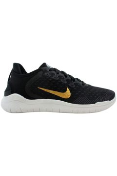 Nike Free RN 2018 Black Metallic Gold Vast Grey (Women’s) (942837-008)