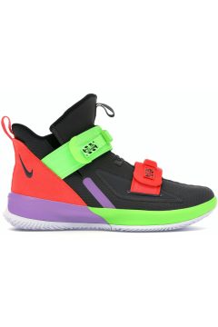 Nike LeBron Soldier 13 Thunder Grey Bright Crimson Electric Green (AR4225-002/AR4228-002)