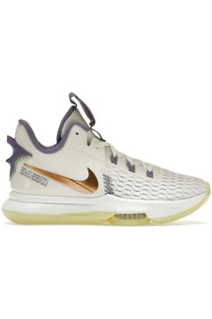 Nike LeBron Witness 5 Summit White Metallic Bronze (CQ9380-102/CQ9381-102)
