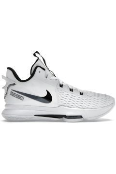 Nike LeBron Witness 5 White Black (CQ9381-101/CQ9380-101)